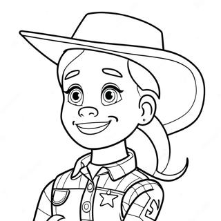 Jessie Toy Story Coloring Page 37165-30944