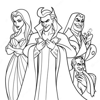 Disney Villains Coloring Pages