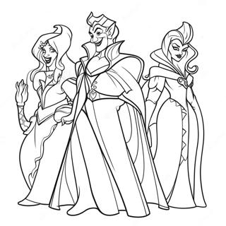 Disney Villains Coloring Page 3719-3018