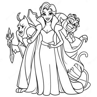 Disney Villains Coloring Page 3719-3020