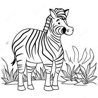 Zebra Coloring Page 371-294