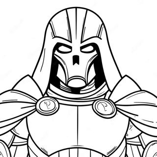 Dr Doom In Battle Armor Coloring Page 37216-30987