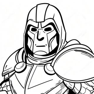 Dr Doom In Battle Armor Coloring Page 37216-30988