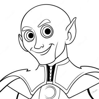 Megamind Coloring Pages