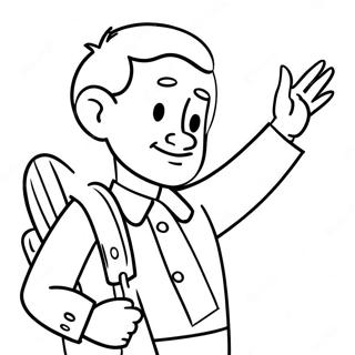 Missionary Spreading Love Coloring Page 37296-31050