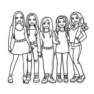 Mean Girls Characters Coloring Page 37306-31062