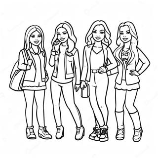 Mean Girls Characters Coloring Page 37306-31064