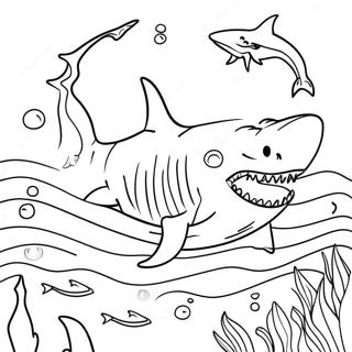 Goblin Shark Coloring Pages