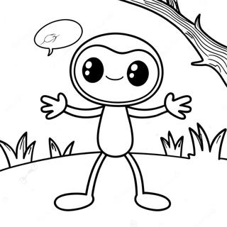 Stick Man Coloring Page 37325-31066