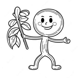 Stick Man Coloring Page 37325-31067