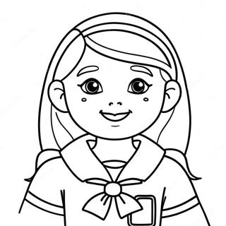 Colorful Girl Scout Pledge Coloring Page 37336-31094