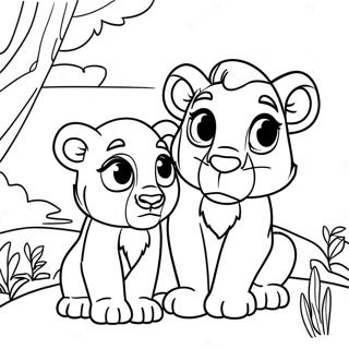 Lion King 2 Coloring Pages