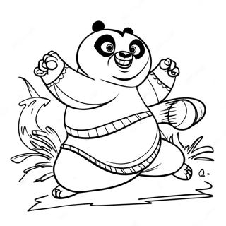 Kung Fu Panda 3 Coloring Page 37375-31107