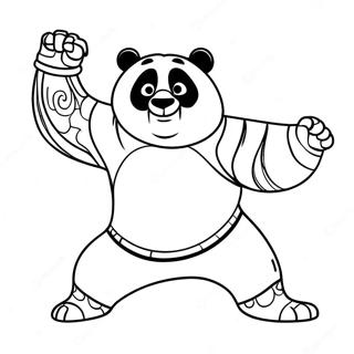 Kung Fu Panda 3 Coloring Page 37375-31108