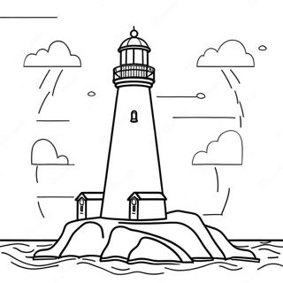 Lighthouse For Adults Coloring Pages