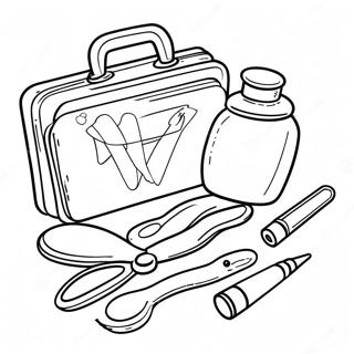 Doctor Tools Coloring Page 37395-31123