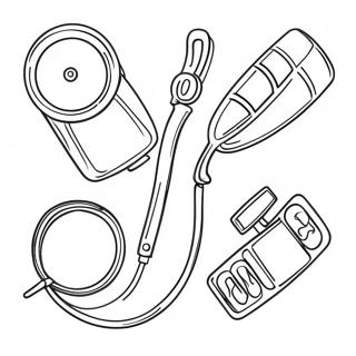 Doctor Tools Coloring Page 37395-31124