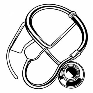 Colorful Doctor S Stethoscope Coloring Page 37396-31136