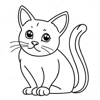 Siamese Cat Coloring Page 37405-31139