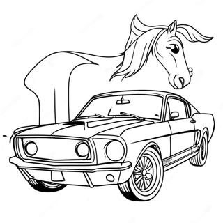 Classic Mustang Gt Coloring Page 3740-3038