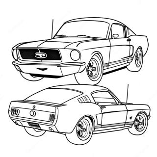 Classic Mustang Gt Coloring Page 3740-3039