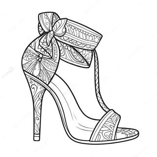 Stylish High Heels Coloring Page 37416-31150