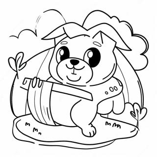 Adventurous Super Pets Coloring Page 37436-31169