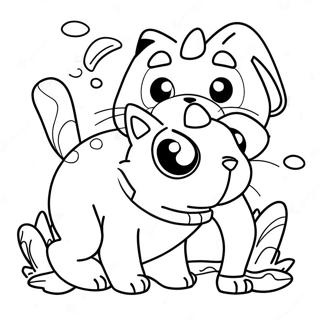 Adventurous Super Pets Coloring Page 37436-31172