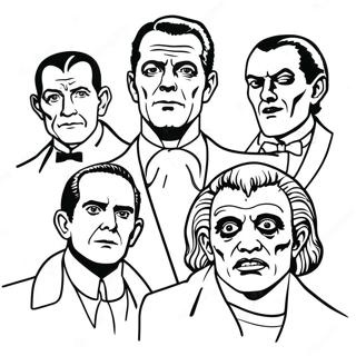 Universal Monsters Coloring Page 37445-31167