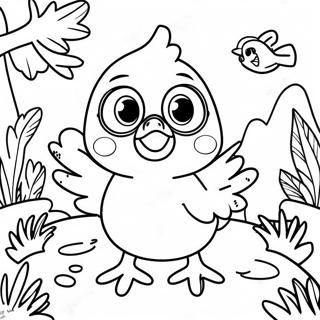 Adventurous Where S Chicky Coloring Page 37456-31182