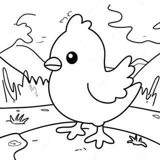 Adventurous Where S Chicky Coloring Page 37456-31183