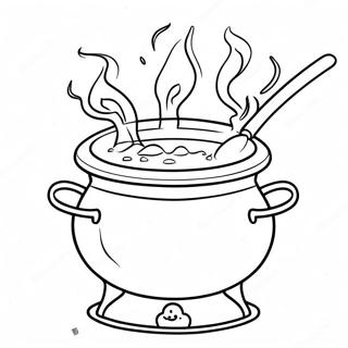 Cauldron Coloring Page 37475-31196