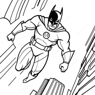 Futuristic Batman Beyond In Action Coloring Page 37496-31214