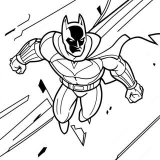 Futuristic Batman Beyond In Action Coloring Page 37496-31215