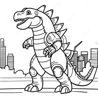 Mechagodzilla Coloring Pages