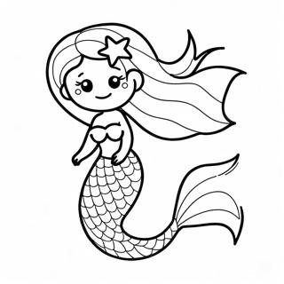 Mermaid Tail Coloring Pages