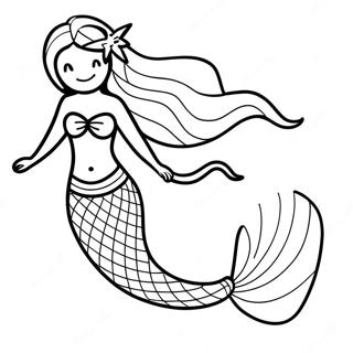 Mermaid Tail Coloring Page 37545-31250