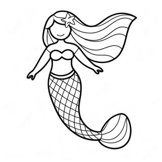 Mermaid Tail Coloring Page 37545-31251