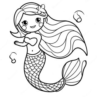 Sparkling Mermaid Tail Coloring Page 37546-31246