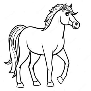 Paint Horse Coloring Page 37555-31258