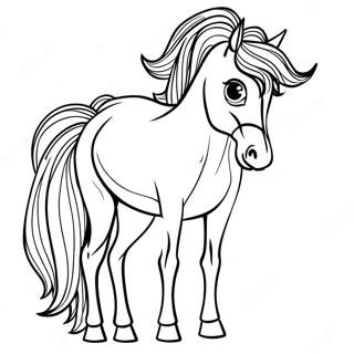 Paint Horse Coloring Page 37555-31259