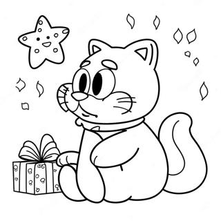 Garfield Christmas Coloring Page 37565-31268