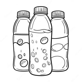 Water Bottle Coloring Pages