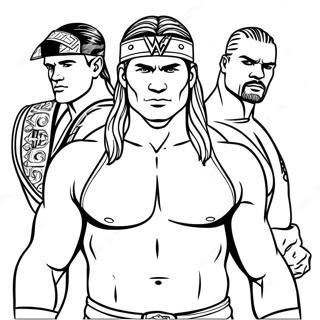 Wwe Coloring Page 37595-31287