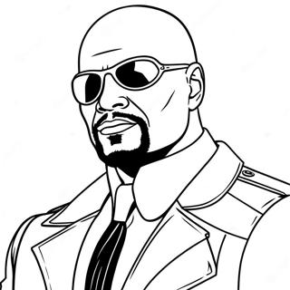 Nick Fury Coloring Page 37626-31310