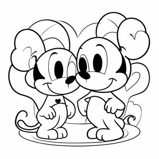 Disney Valentines Coloring Page 37646-31326