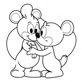 Disney Valentines Coloring Page 37646-31328