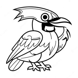 Iowa Hawkeye Mascot Coloring Page 37657-31334