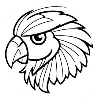 Iowa Hawkeye Mascot Coloring Page 37657-31335