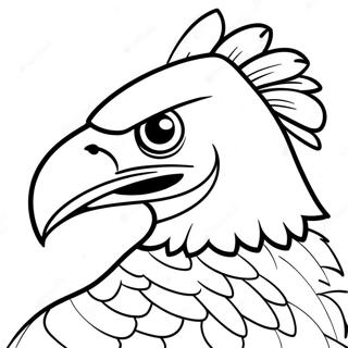 Iowa Hawkeye Mascot Coloring Page 37657-31336